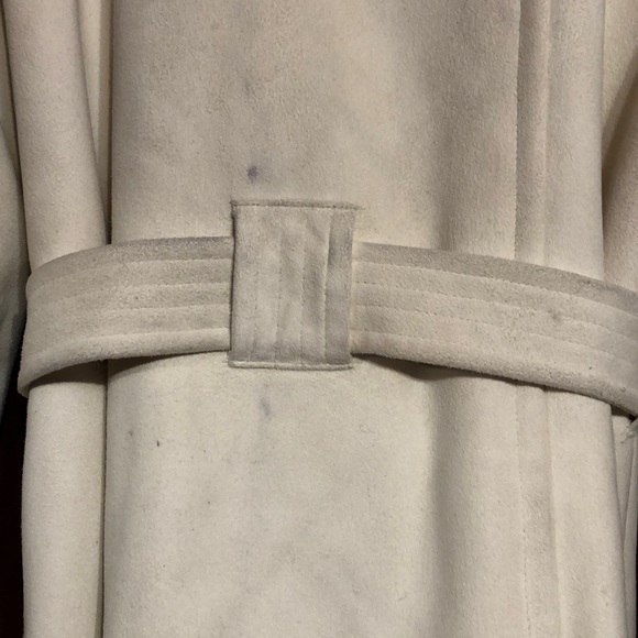 Host Pick: Cream Faux Suede Sherpa Coat - Picture 4 of 6